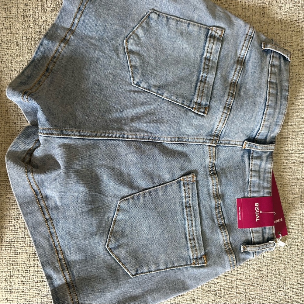Light Wash Denim Women's Shorts